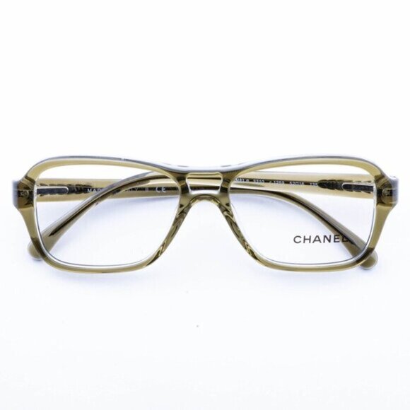 Chanel Green #3210 Aviator Glasses Frames - Full Set, **New In Box*** - Picture 13 of 14